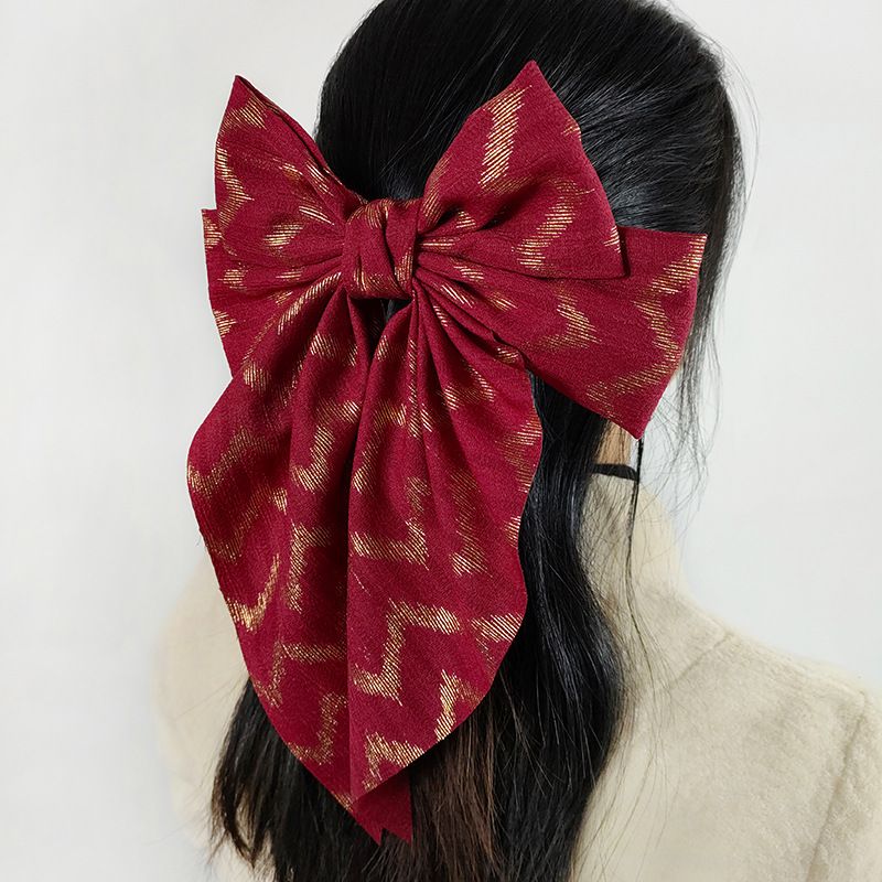 Korean New Bow Ribbon Hairpin Fashion Hairpin Female