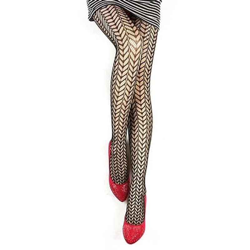 Fishnet Stockings Pantyhose Anti-hook Silk Jacquard Tattoo Socks