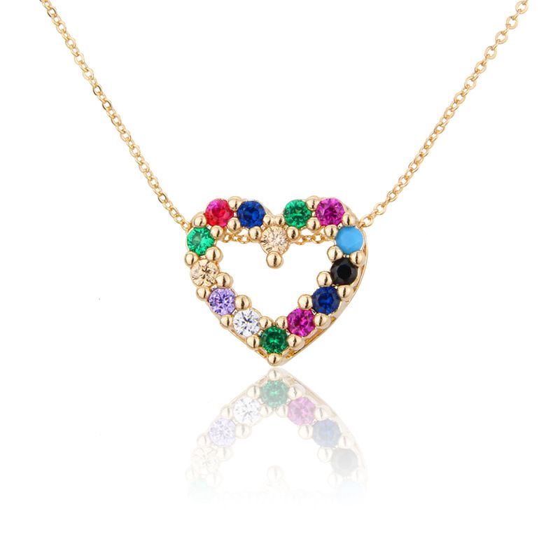 Small Heart-shaped Pendant Necklace