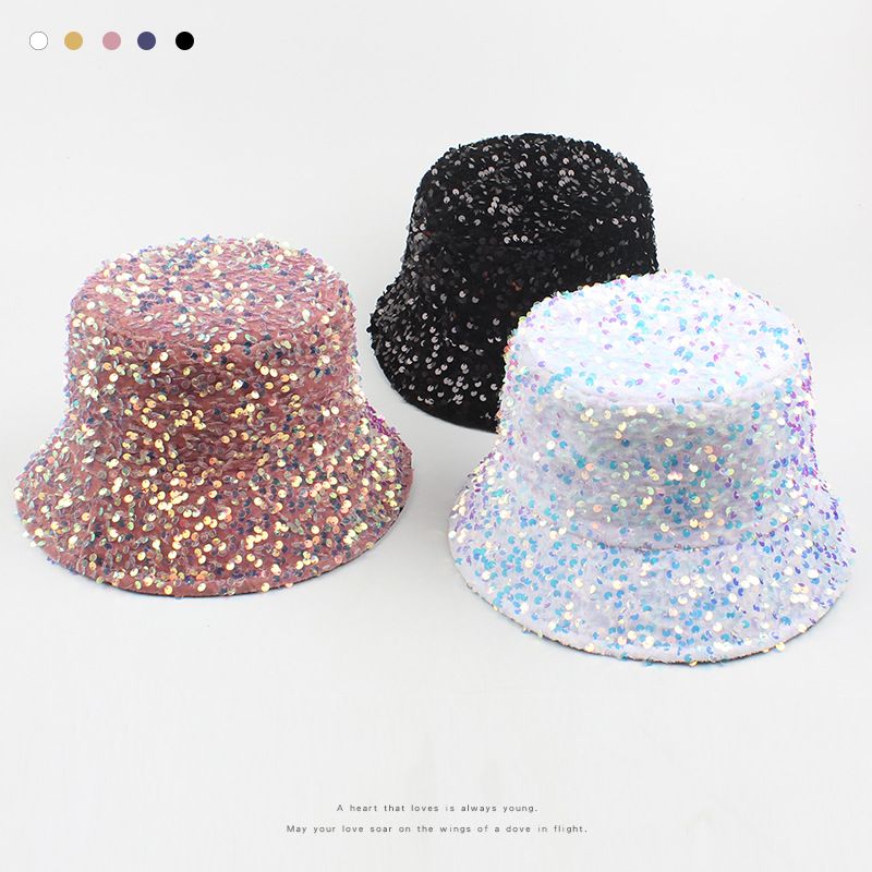 Fashion Sequins Basin Hat