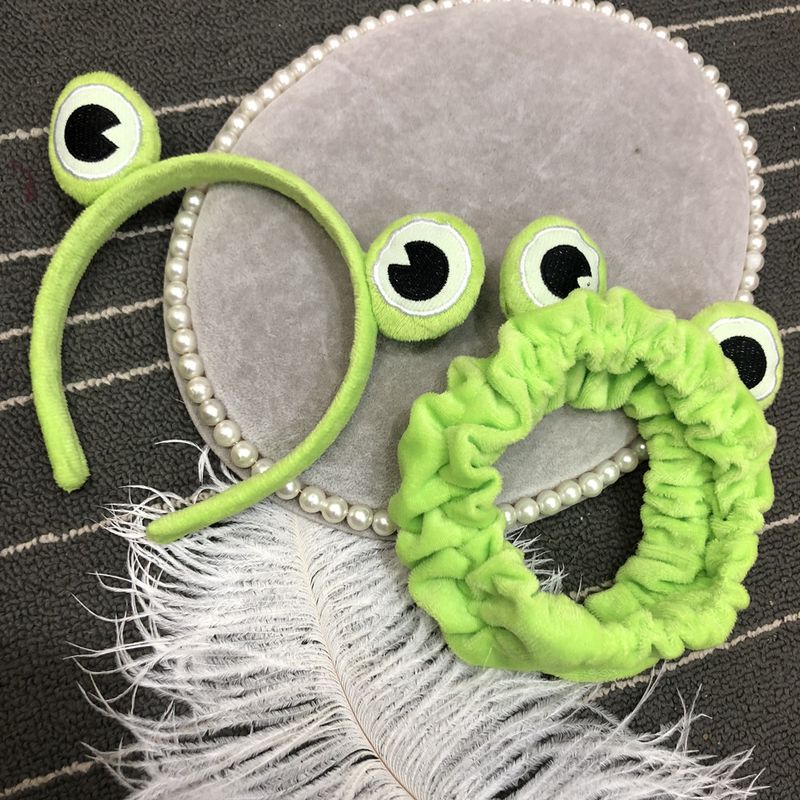 Cute Fashion Green Little Frog Headband