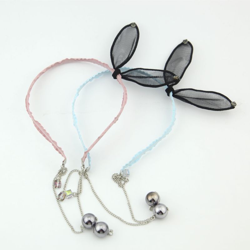 Simple Lace Rabbit Ears Cute Bow Hairband