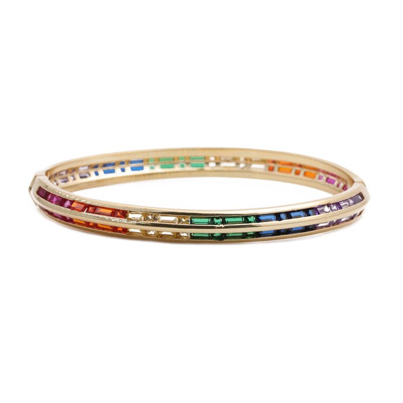 Bracelet En Zirconium Couleur Micro-incrusté