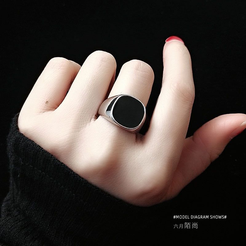 Titan Stahl Acryl Ring