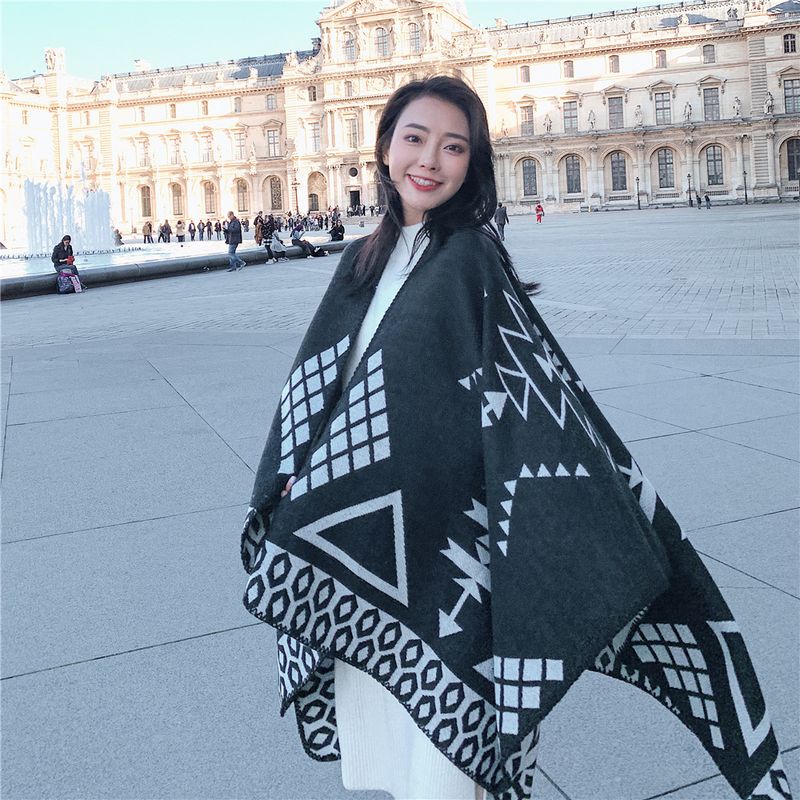Übergroßer Schal Der Koreanischen Mode