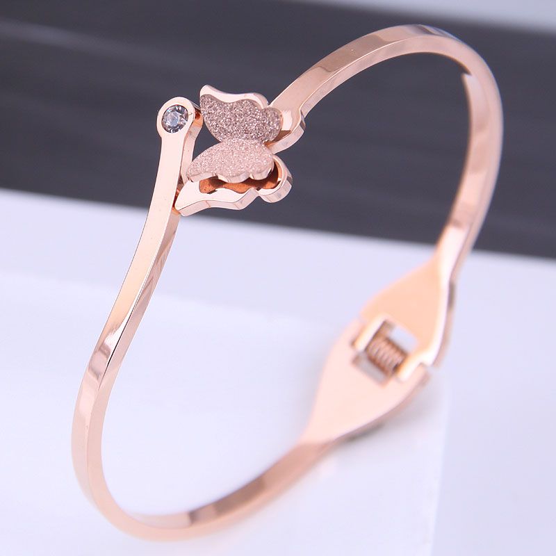 Korean Fashion Titanium Steel Butterfly Bracelet
