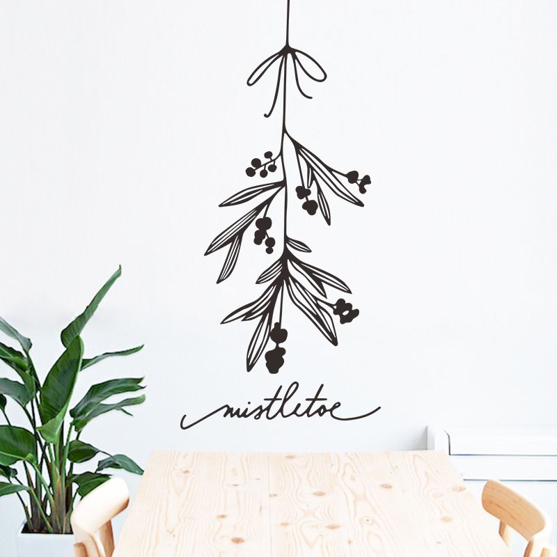 New Road Creative Solid Color Retro Branches Wall Stickers