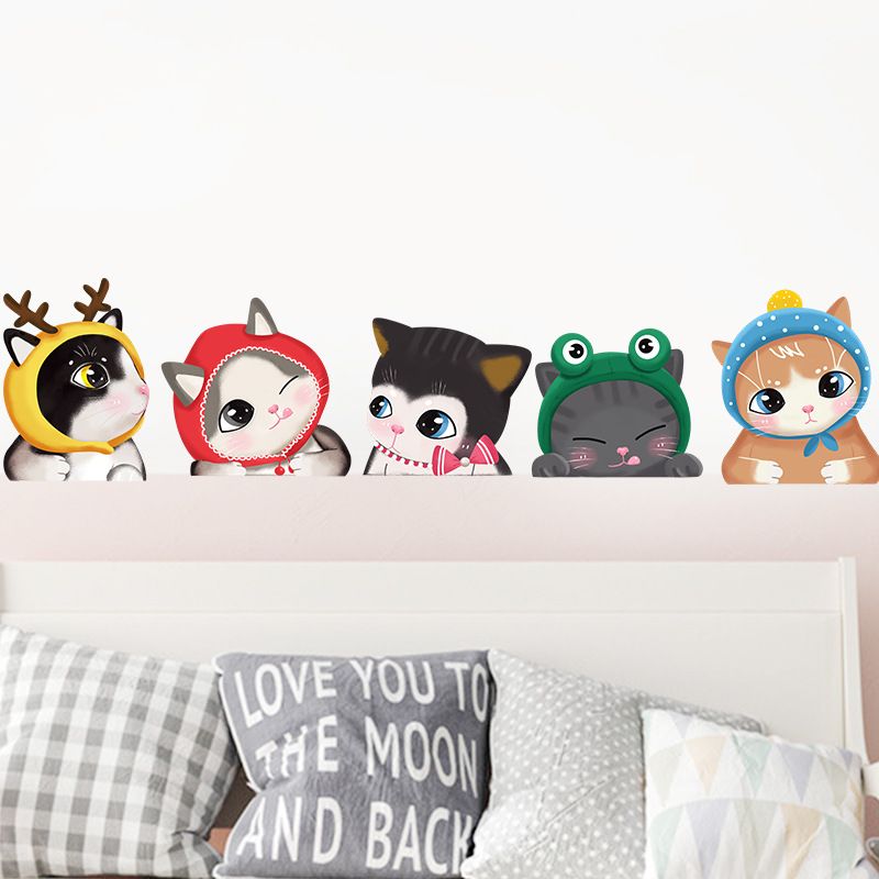 New Cartoon Cute Pet Kitten Wall Stickers