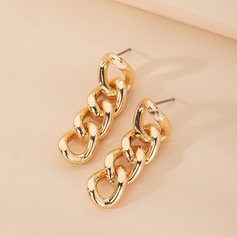 Simple Tassel Chain Earrings