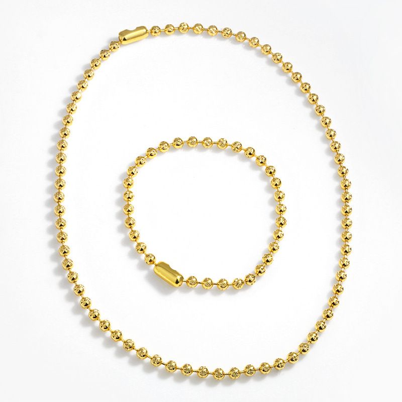 New Fashion Round Bead Necklace