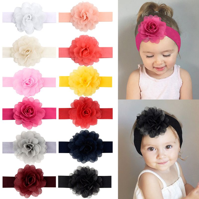 New Fashion Chiffon Flower Lace Headband