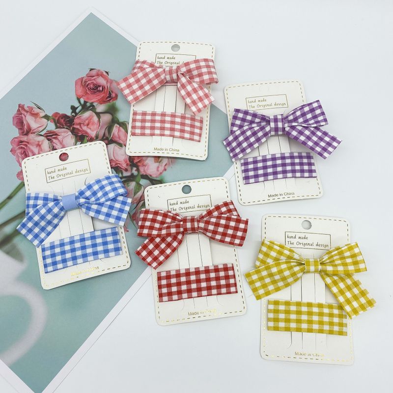 New Fashion Bow Hair Clip Set