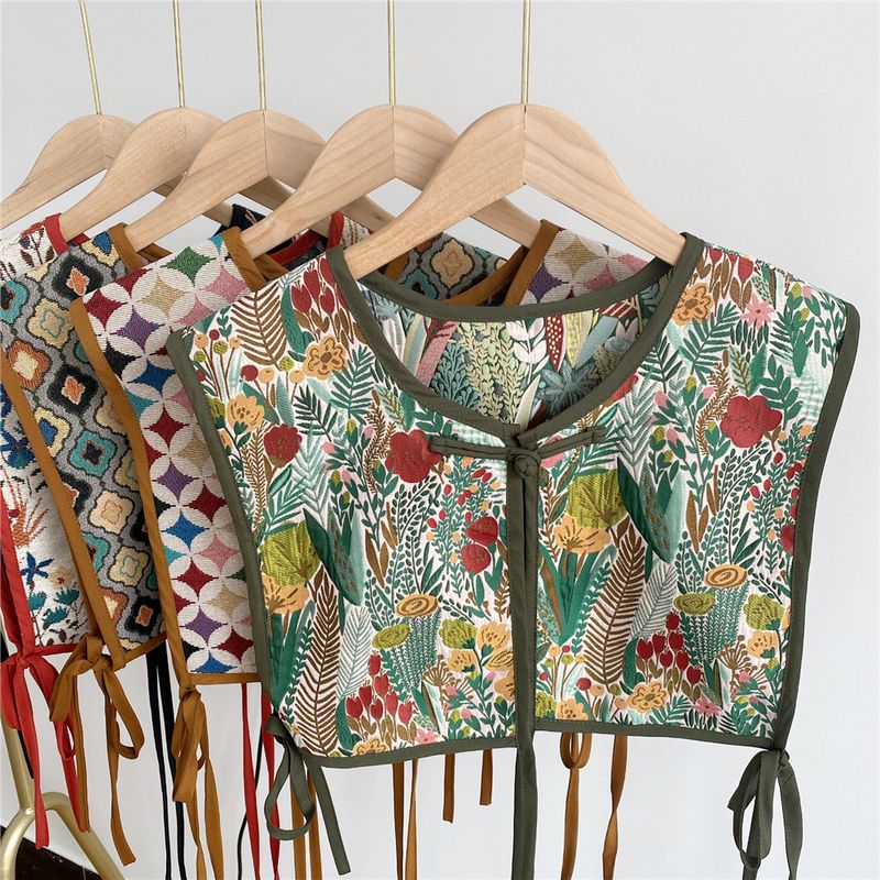 Fashion Printing Embroidered Shawl Scarf