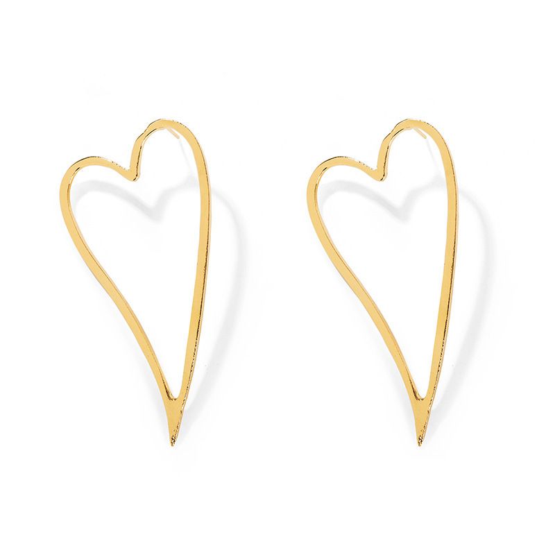 Korean Simple Heart-shape Earrings Set
