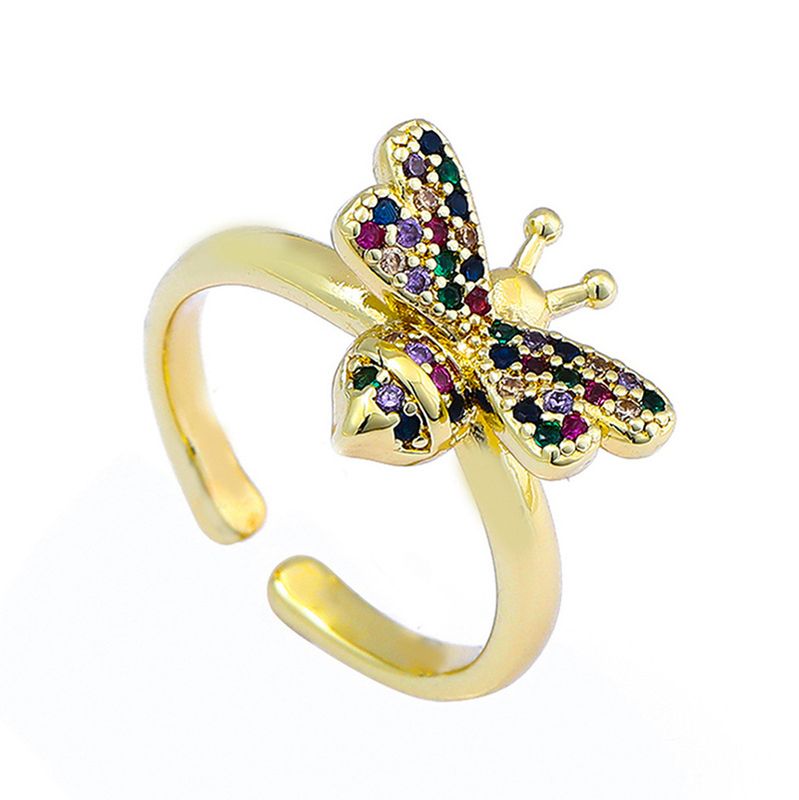 Retro Fashion Insect Bee Open Ring