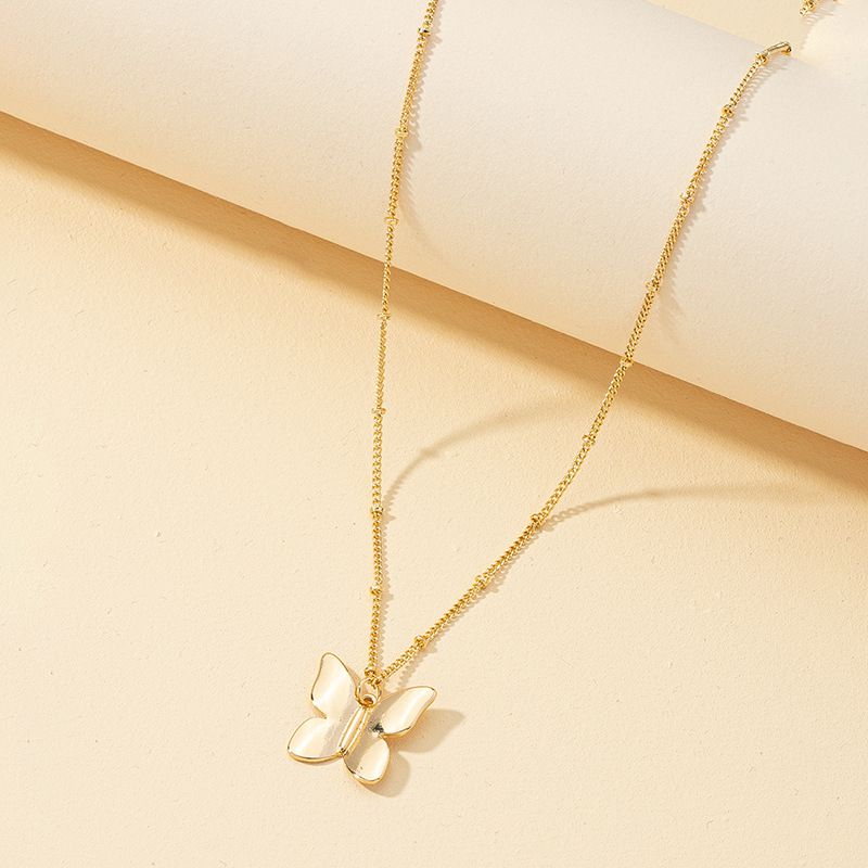 Fashion Simple Butterfly Pendant Necklace