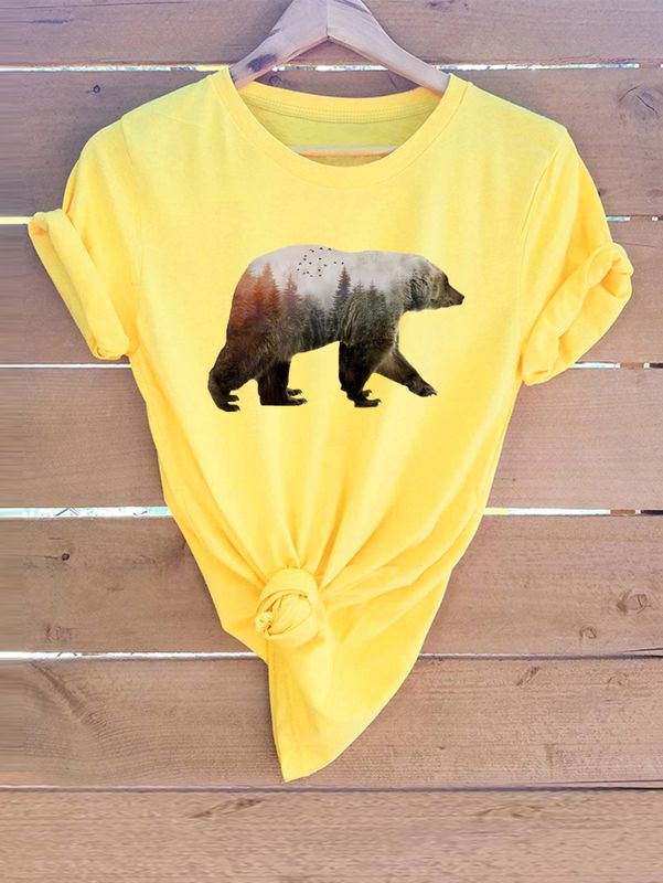 Simple Animal Polar Bear T-shirt