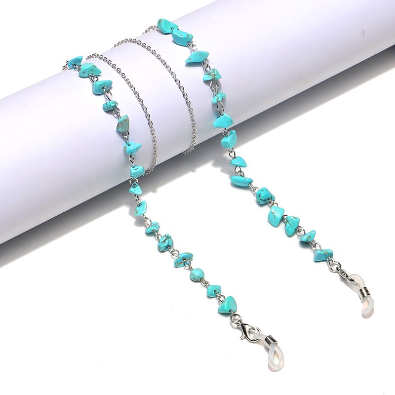 Fashion Simple Turquoise Handmade Glasses Chain
