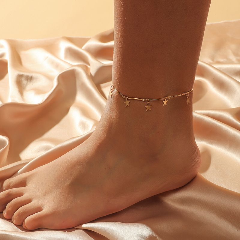 Fashion Creative Five-pointed Star Anklet