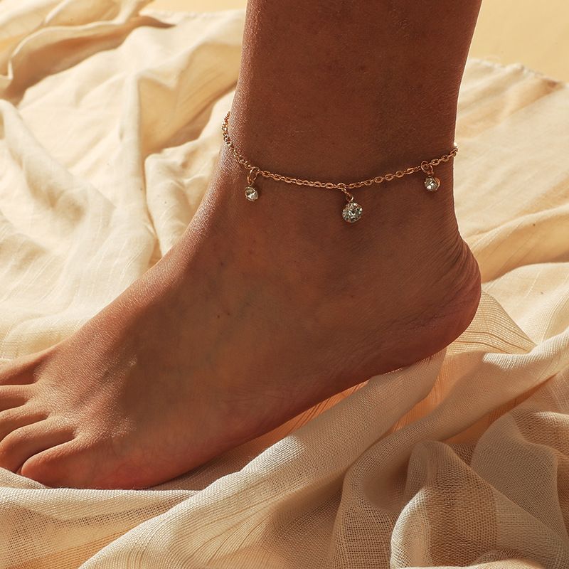 Fashion Simple Diamond Anklet