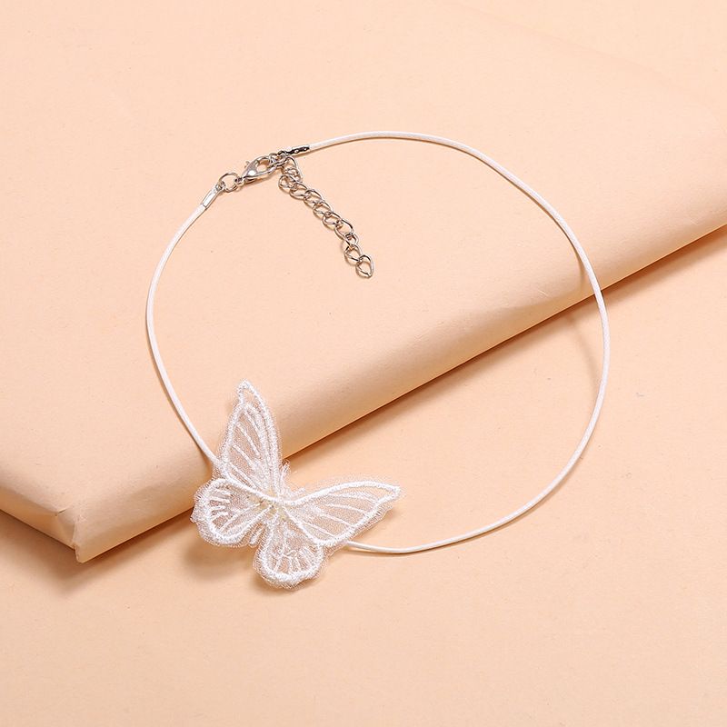 Fashion Simple Lace Butterfly Choker
