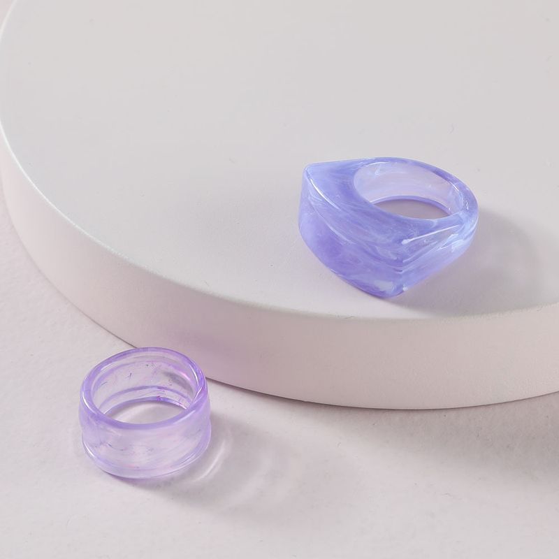 Fashion Resin Acrylic Exaggerated Ring