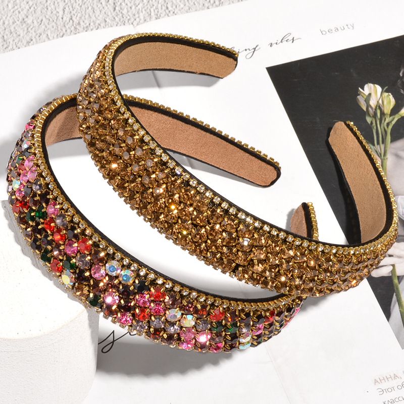 Baroque Color Rhinestone Headbands Wholesale