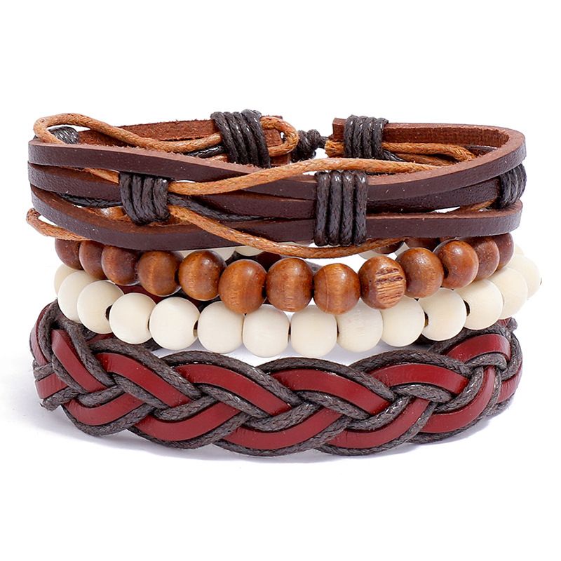 Simple Woven Leather Bracelet