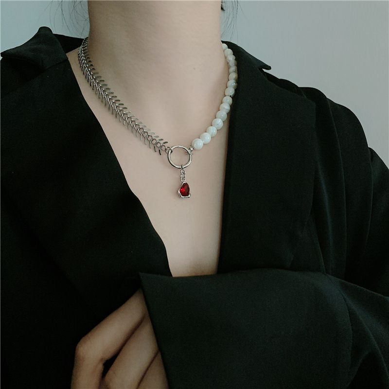 Fashion Tassel Gemstone Necklace Wholesale