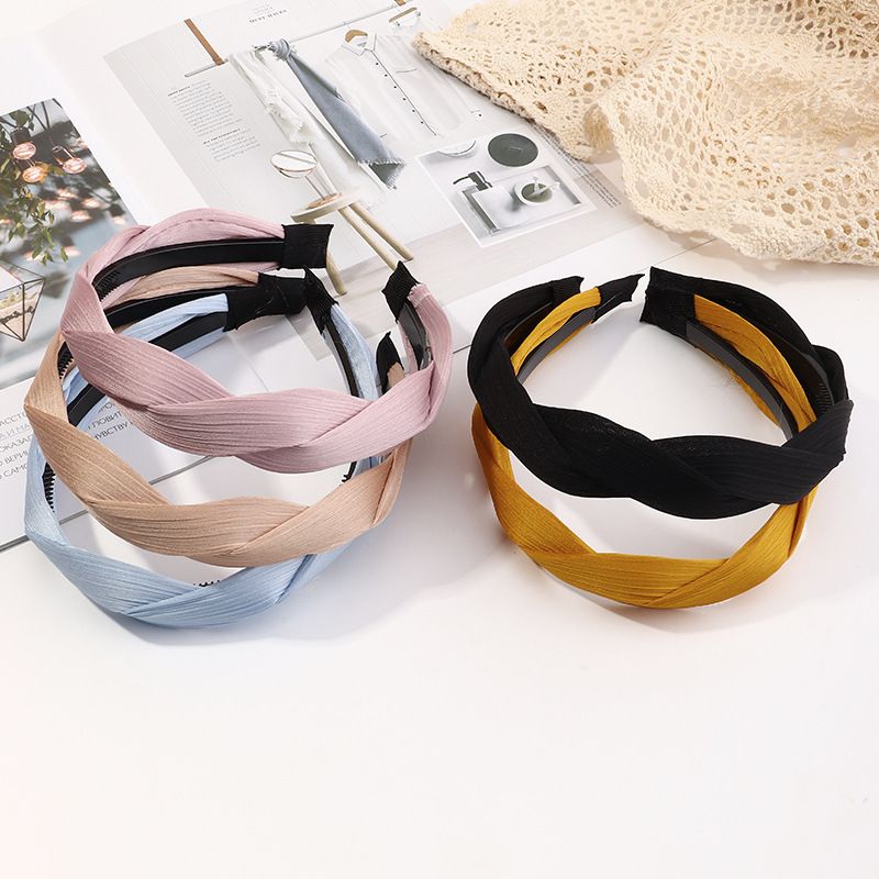 Korean Cloth Solid Color Headband