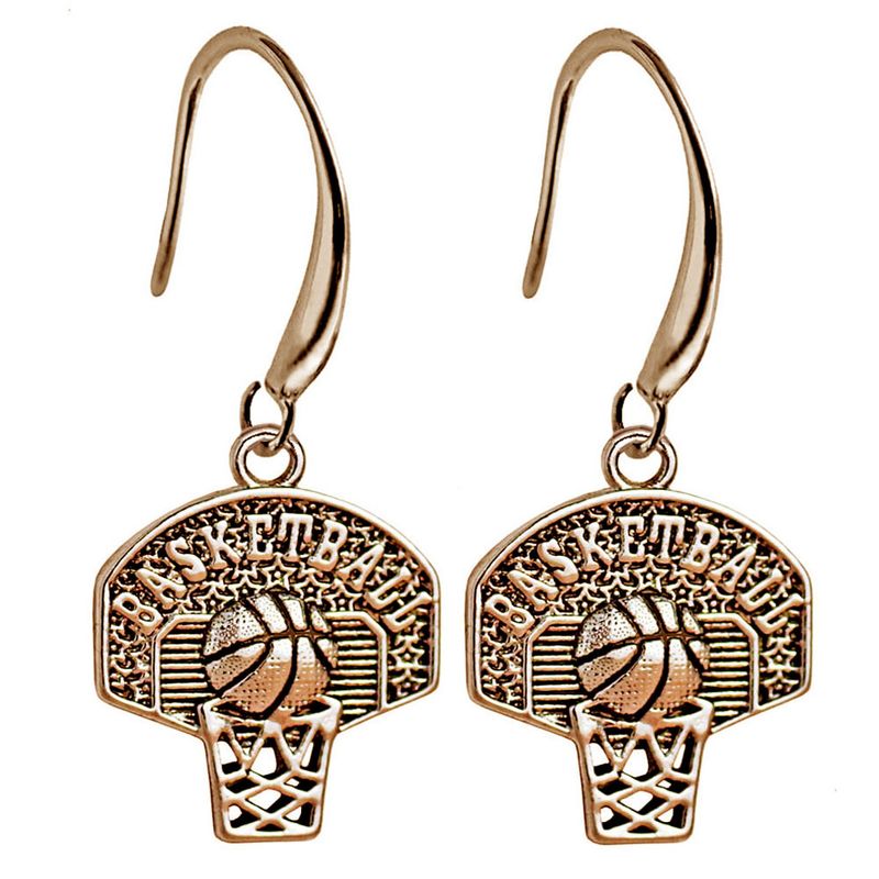 Sports Basketball Hoop Earrings Wholesale