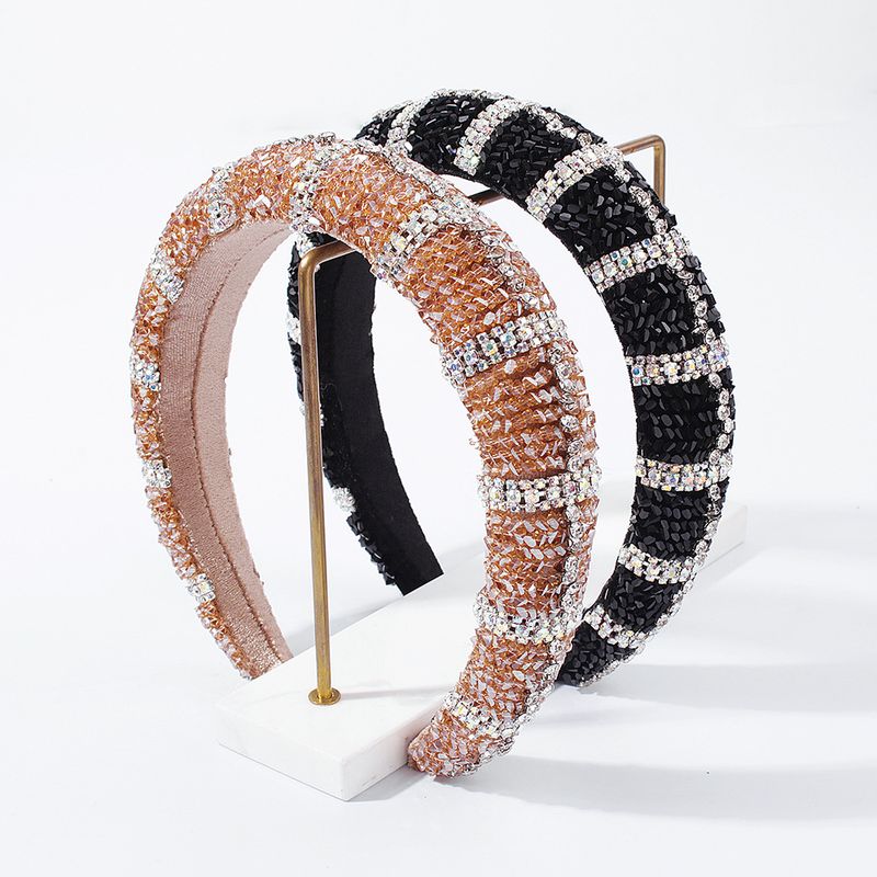 Fashion Simple Imitation Crystal Diamond Headband