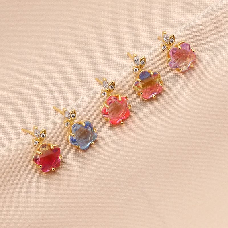 Fashion Multicolor Flower Earrings
