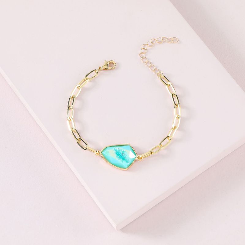 New Imitated Multi-faceted Natural Stone Bracelet