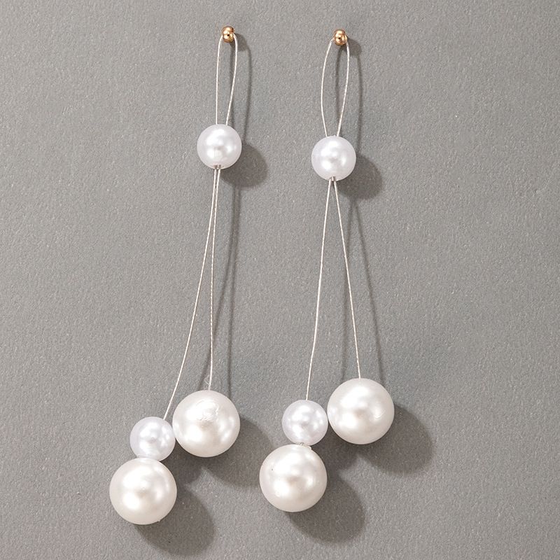 Fashion Metal Pearl Earrings