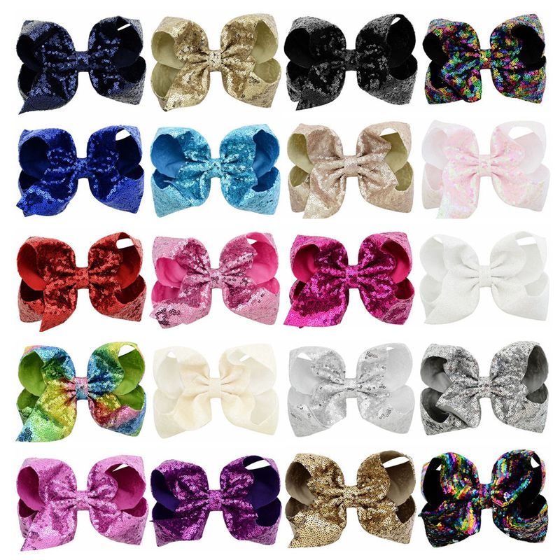 Fashion Sequin Bow Hairpin Set