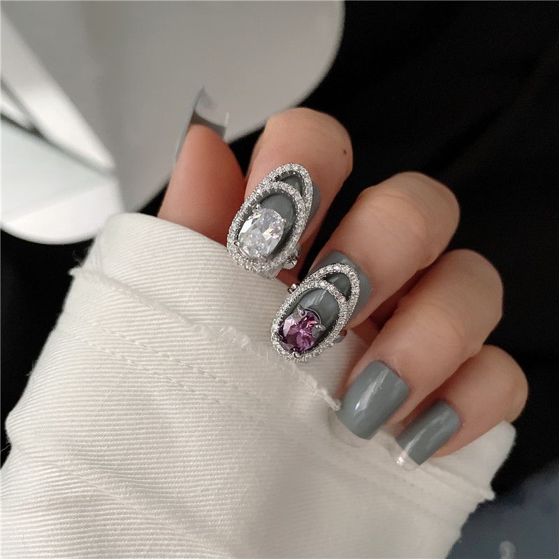 Korean Dimomd Nail Ring