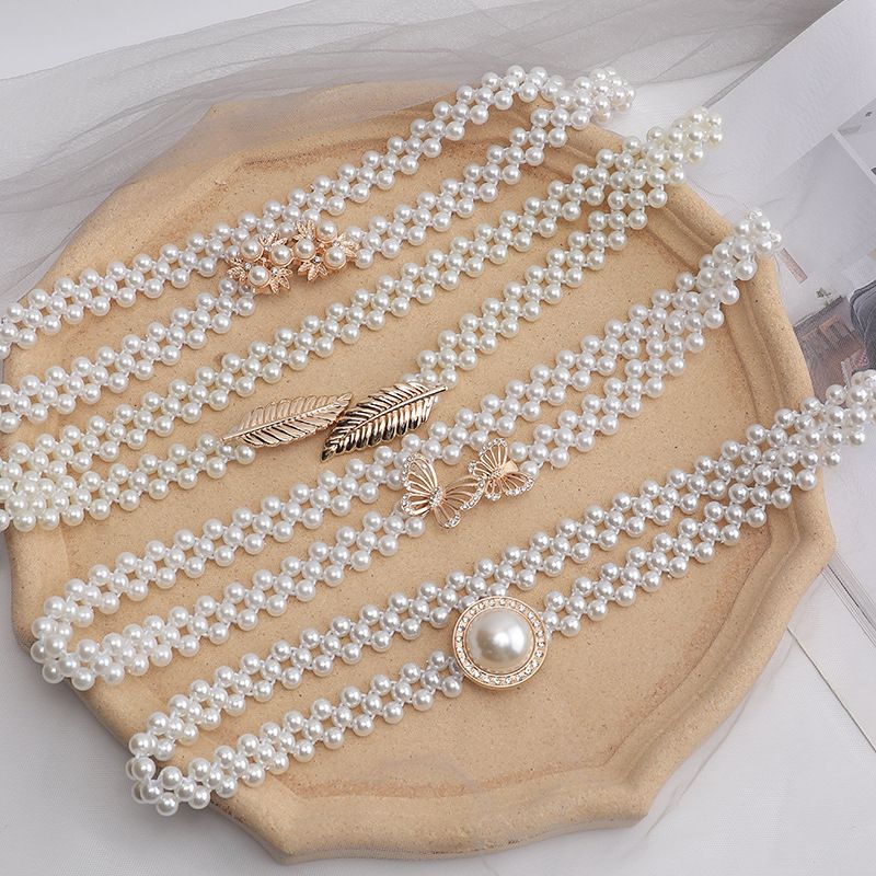 Korean New Pearls Round Waist Chain