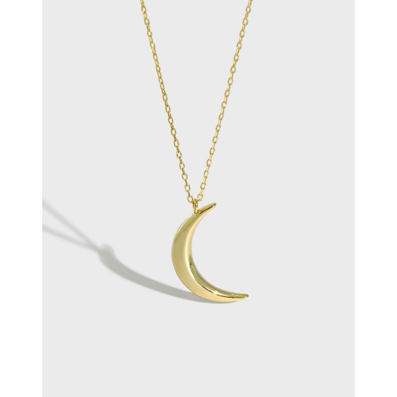 Korean Moon Silver Necklace Wholesale