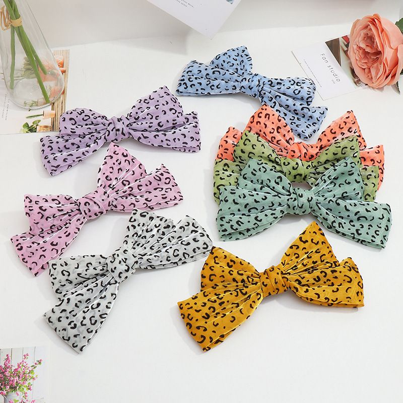 Fashion Floral Big Bow Hairpin