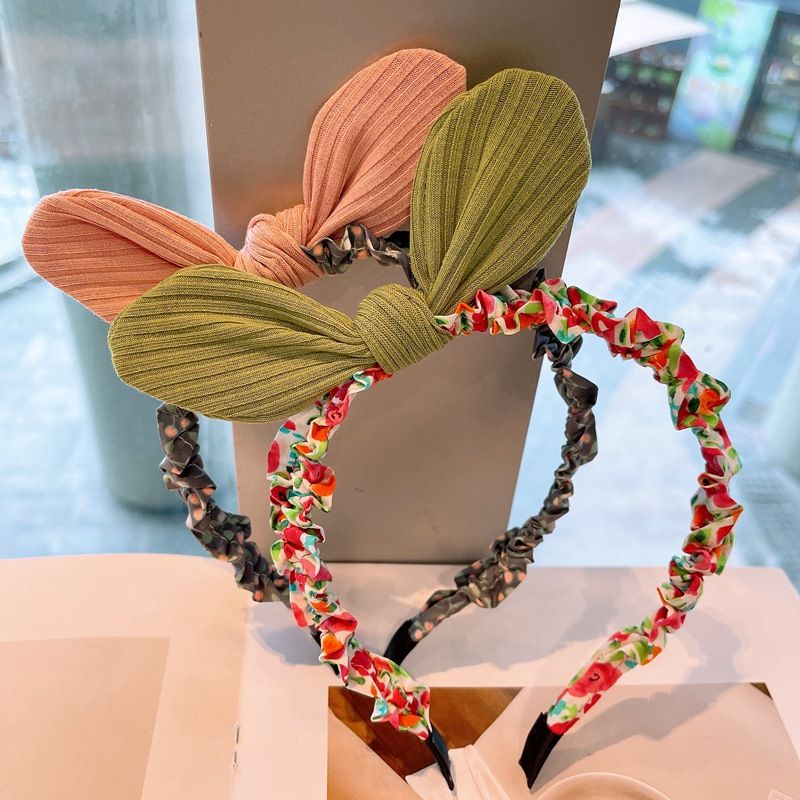 Fashion Floral Three-dimensional Bowknot Headband