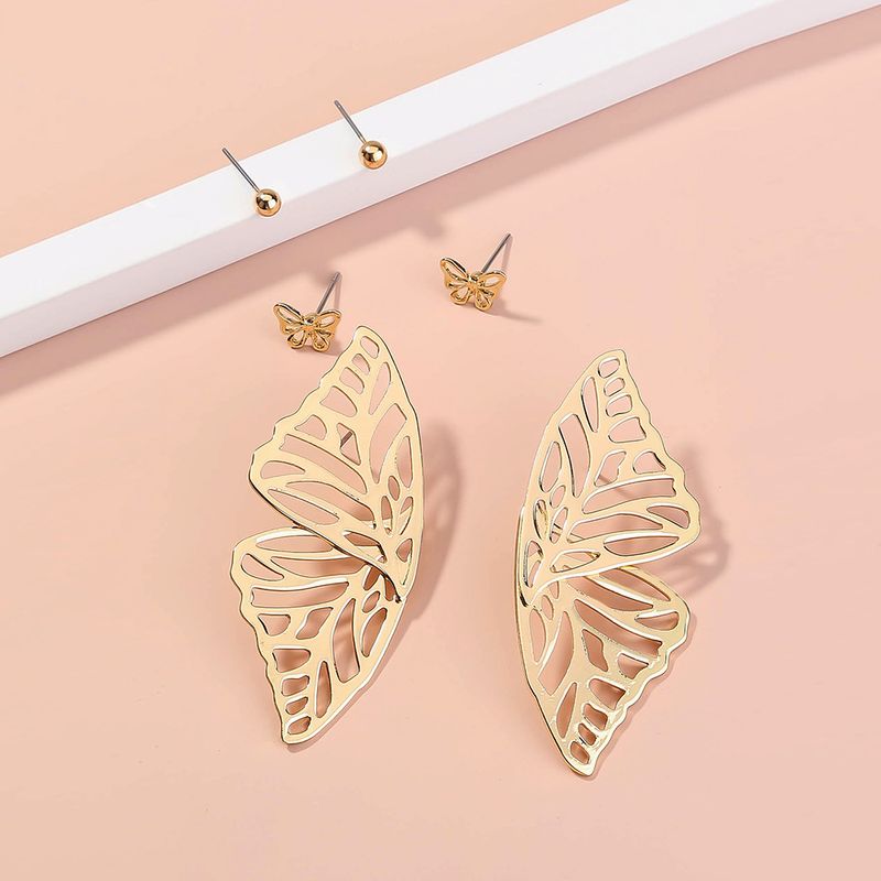 Fashion Hollow Butterfly Wings Earrings