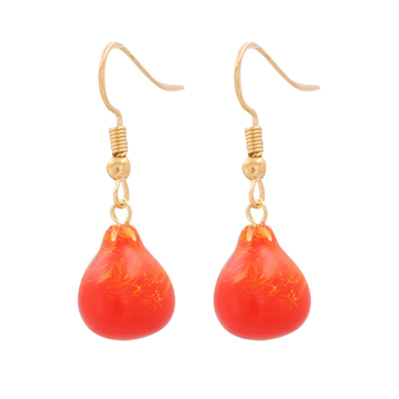 Korean Red Pear Fruit Earring Wholesale