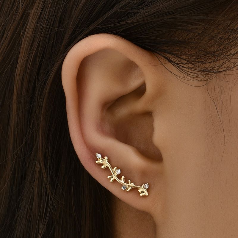 Korean Sweet Simple Flower Shape Earrings
