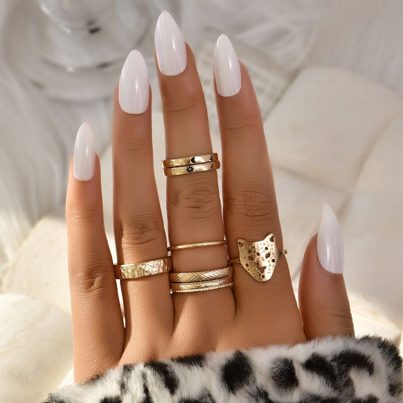New Creative Simple 7-piece Ring Set