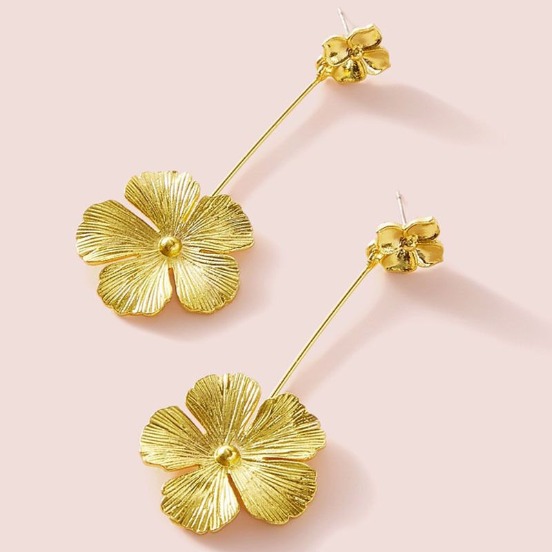 Fashion Flower Butterfly Alloy Earrings