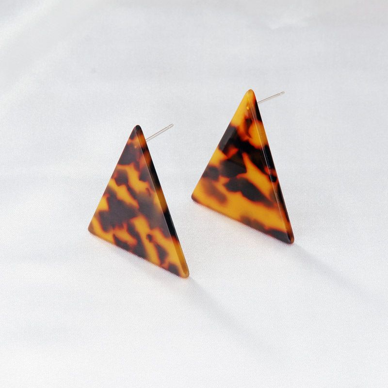 Fashion Triangle Acrylic Earrings Wholesale