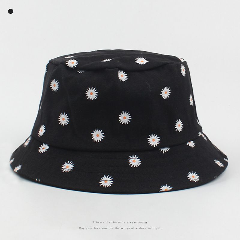 Korean Polka Dots Short Brim Sunshade Fisherman Hat