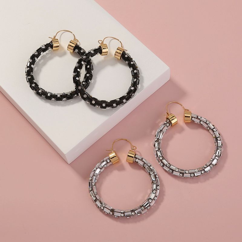 New Fashion Exaggerated Hoop Earrings Set