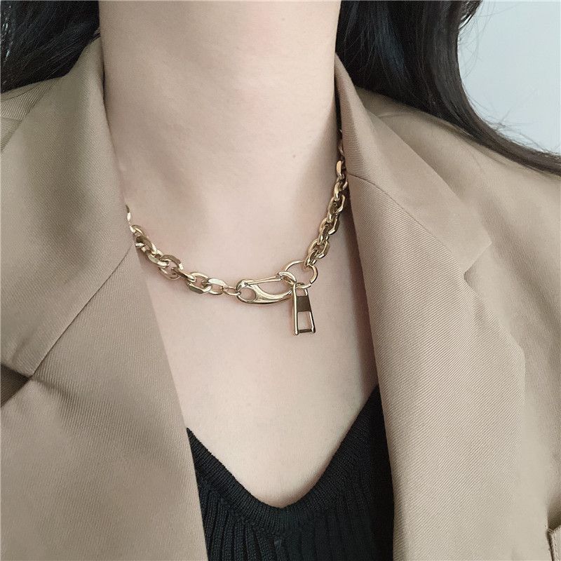 Punk Thick Chain Stainless Steel Necklace